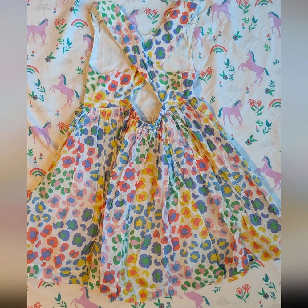 Mini Boden Multicolor Patterned Dress - Picture 5 of 6
